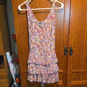 Size Small Poetry Floral Ruffled Dress